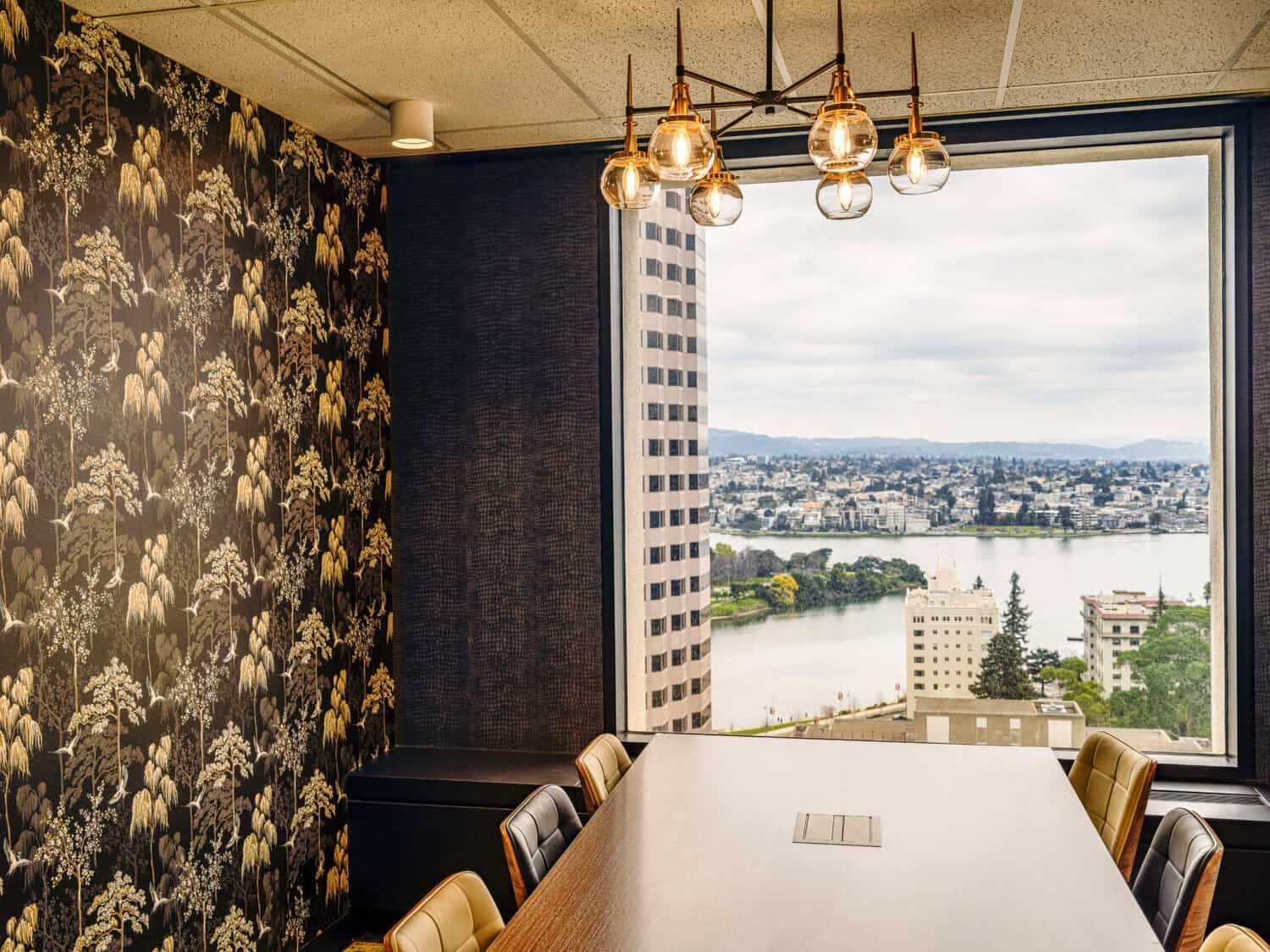 39th-floor conference room with Lake Merritt views at STAK Space 1920 Broadway