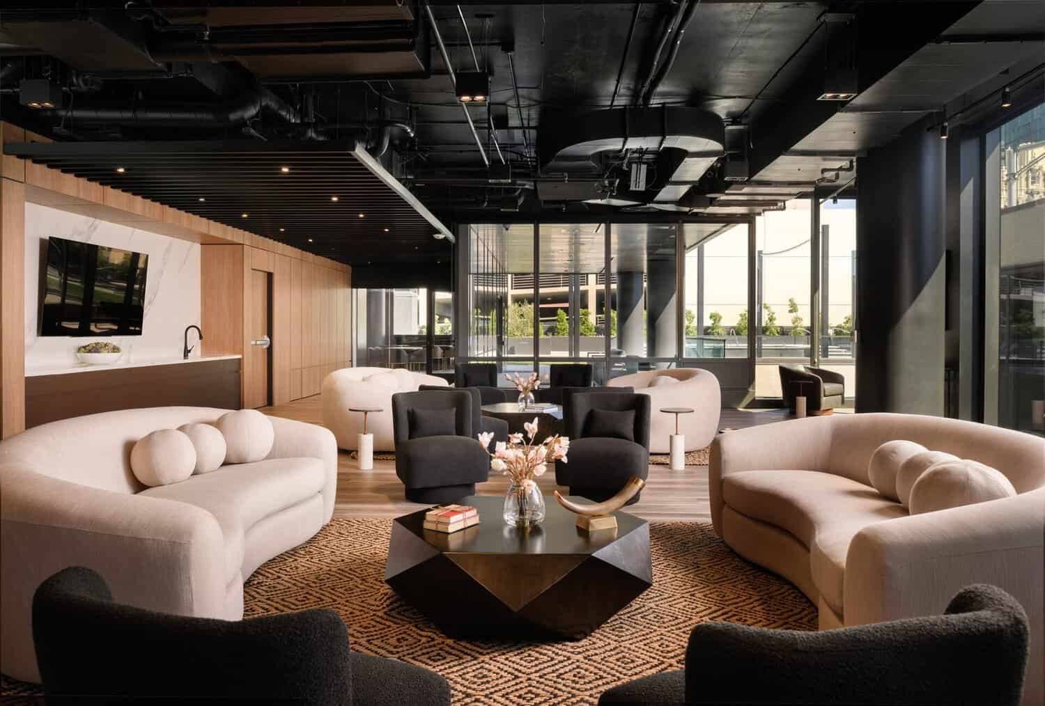 Coworking lounge