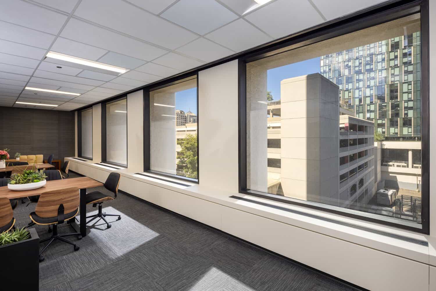 Corner private office with Uptown Oakland views in a STAK office suite