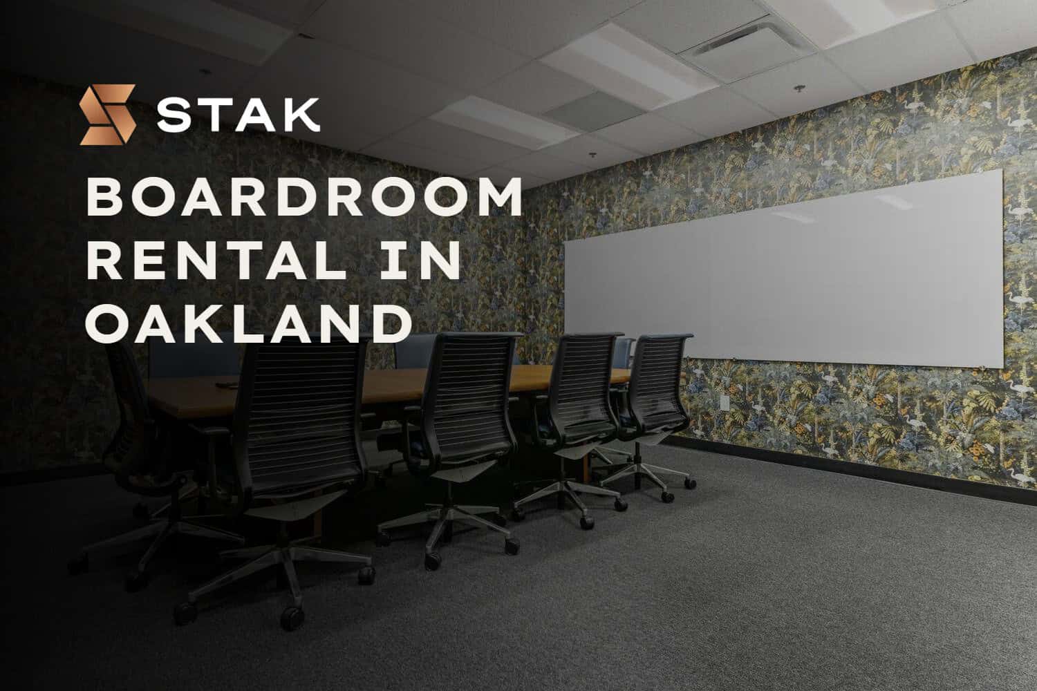 Boardroom Rental in Oakland - STAK Space