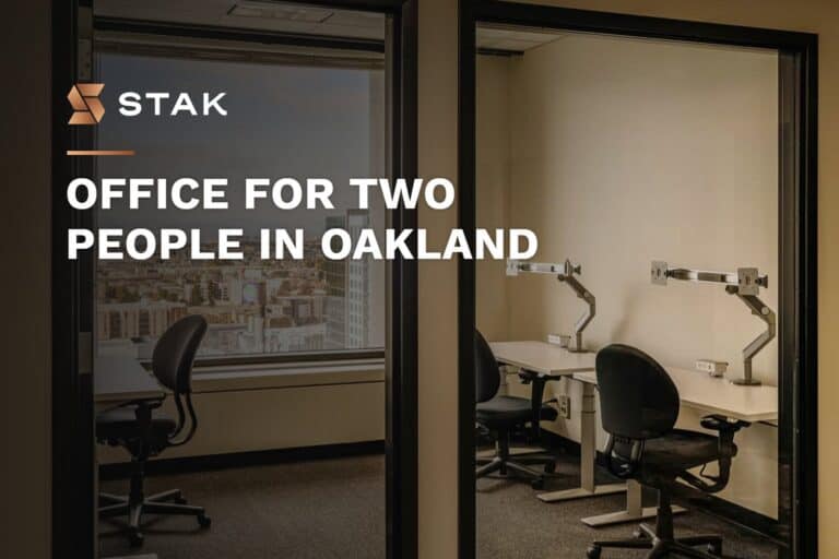 Office for Two People in Oakland at STAK Space