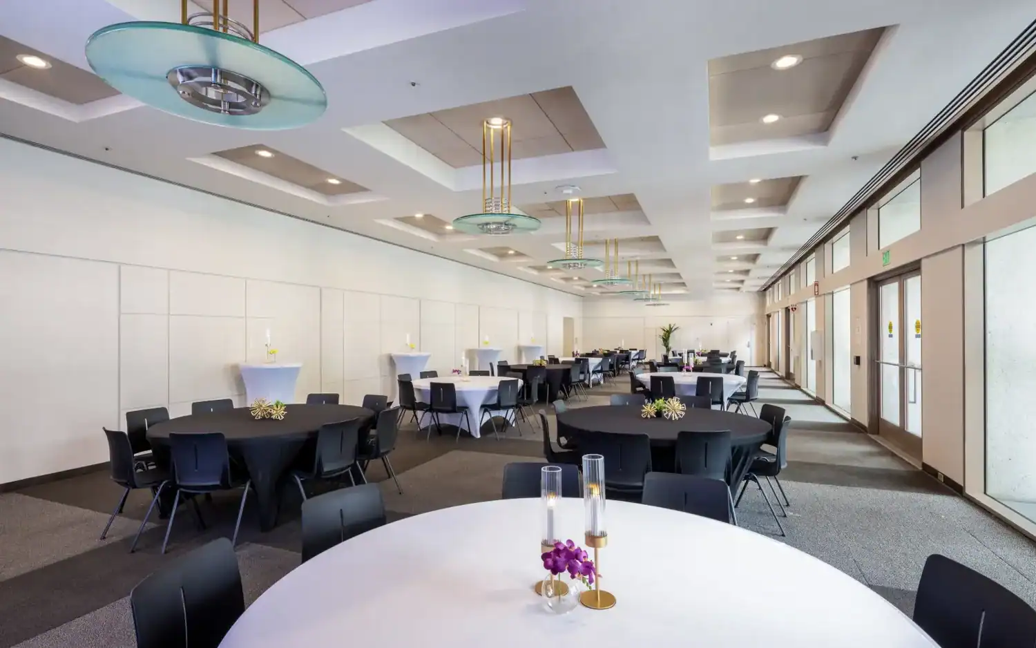 STAK event center at 1950 Franklin set for a seated dinner